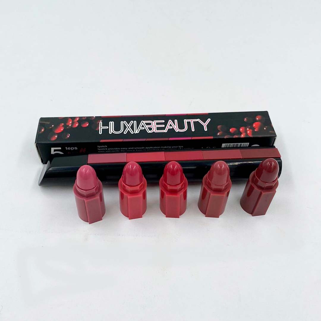 Set x2 Labial 5 en 1 Red y Nude 32.5G - Ahorra espacio en tu bolso con versatilidad